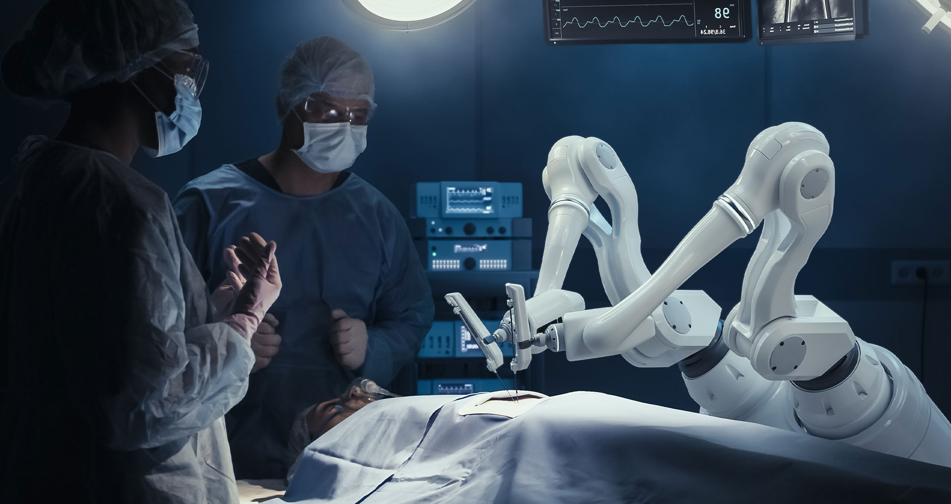 surgeons with high tech